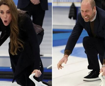 A NEAR TUMBLE, A HEARTFELT LAUGH! 🥌✨ Today in Scotland, Princess Kate gave royal fans a brief “heart-in-mouth” moment during a competitive game of curling. While gliding on the ice, the Princess had a minor slip, but showed off her impressive athletic grace by recovering instantly! Instead of a disaster, it turned into a sweet, viral moment as Prince William shared a laugh at her near-miss. Seeing Kate so active, joyful, and full of energy is the best news we could ask for