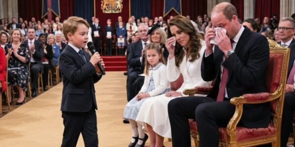 “Mother, this song is for you… every note, every line.” Prince George’s original song for Catherine leaves Windsor Castle in tears. But it’s the 14th line of the lyrics that is sending shockwaves through social media! In a rare, unscripted moment of pure emotion, the young Prince showed the world that behind the titles, he is simply a son who adores his mother. As George sang about “chasing away shadows,” the look on Princess Catherine’s face said a thousand words. Why are experts calling this the “most defining moment” for the future of the monarchy? “Mother, this song is for you… every note, every line.” Prince George’s original song for Catherine leaves Windsor Castle in tears. But it’s the 14th line of the lyrics that is sending shockwaves through social media! In a rare, unscripted moment of pure emotion, the young Prince showed the world that behind the titles, he is simply a son who adores his mother. As George sang about “chasing away shadows,” the look on Princess Catherine’s face said a thousand words. Why are experts calling this the “most defining moment” for the future of the monarchy?