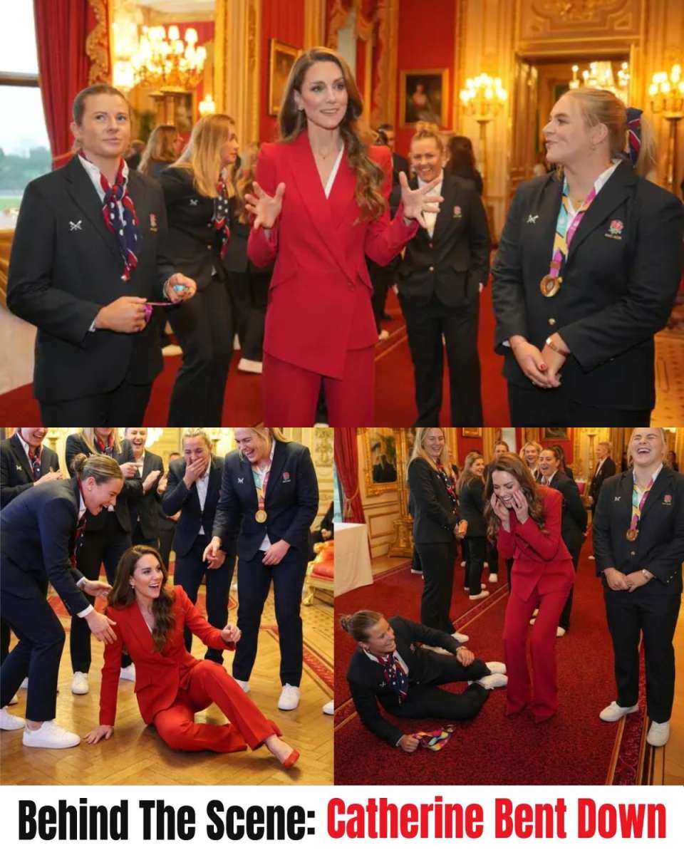 Princess Catherine’s Hilarious Reaction to Rugby Star’s Near Miss at Windsor Castle!