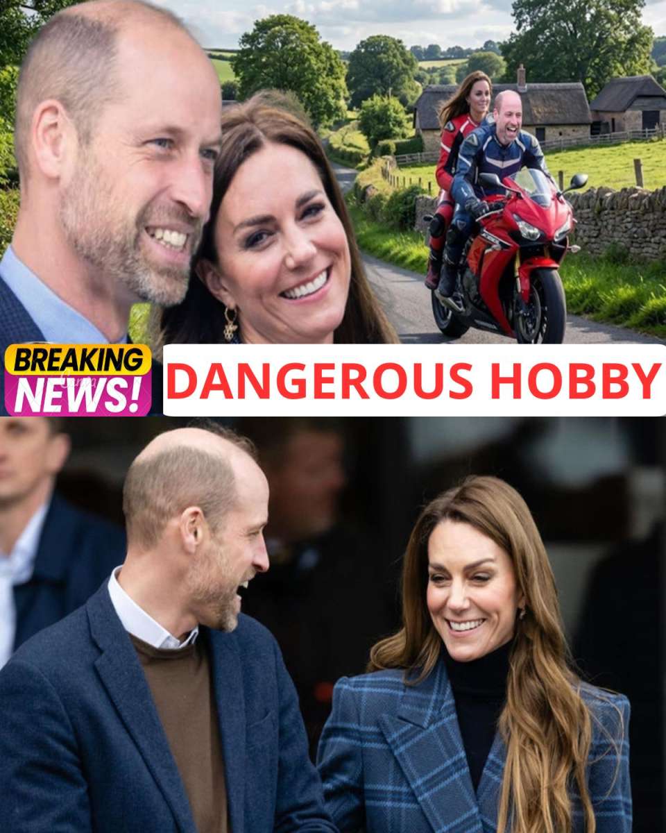 Prince William’s dangerous hobby once sent shockwaves through the palace — and left Catherine secretly terrified 😱