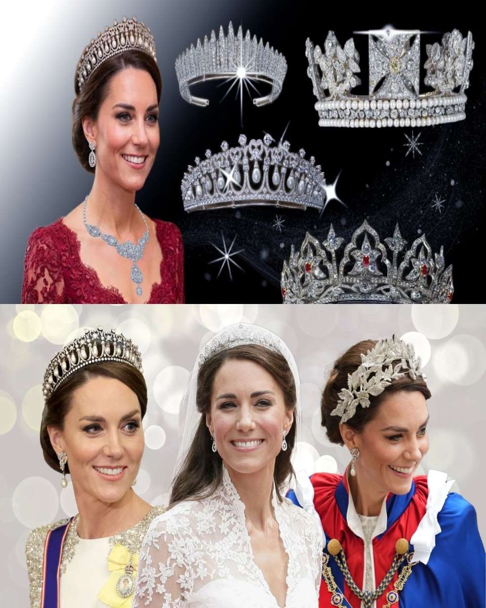 The SHOCKING Truth Hidden in Kate’s 4 Tiaras Finally EXPOSED! 😱💎 You Will Never Look at Them the Same Way Again…