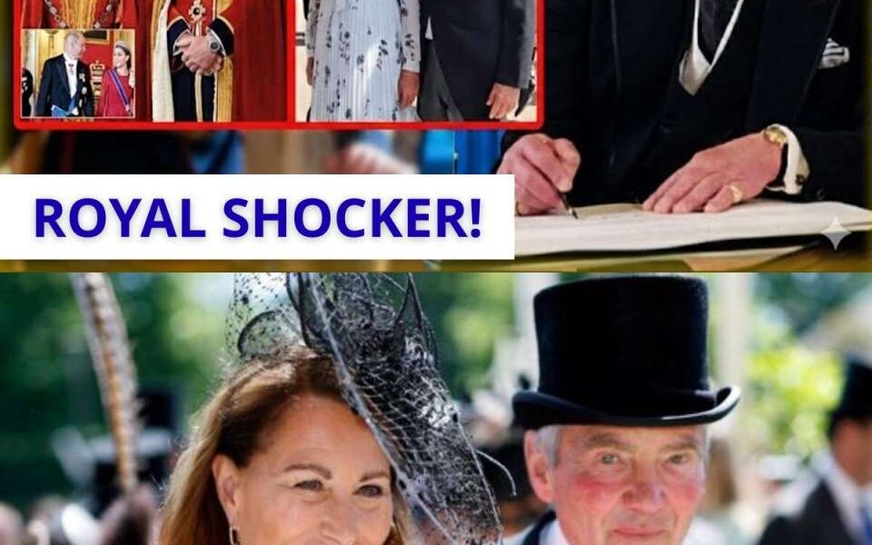 King Charles REWARDS Princess Catherine’s Parents, Carole and Michael Middleton, with NEW ROYAL TITLES.