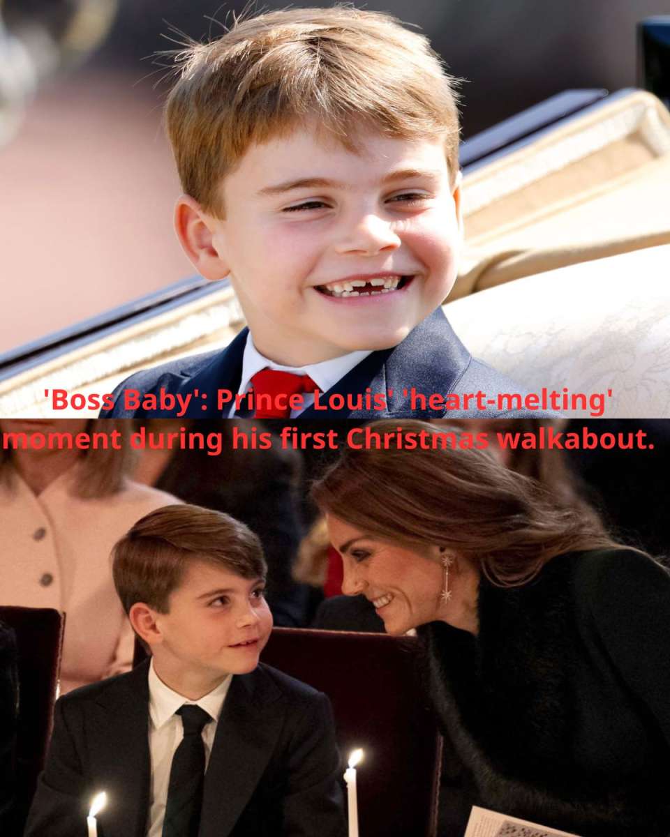 Prince Louis’ ‘heart-melting’ moment during his first Christmas walkabout.