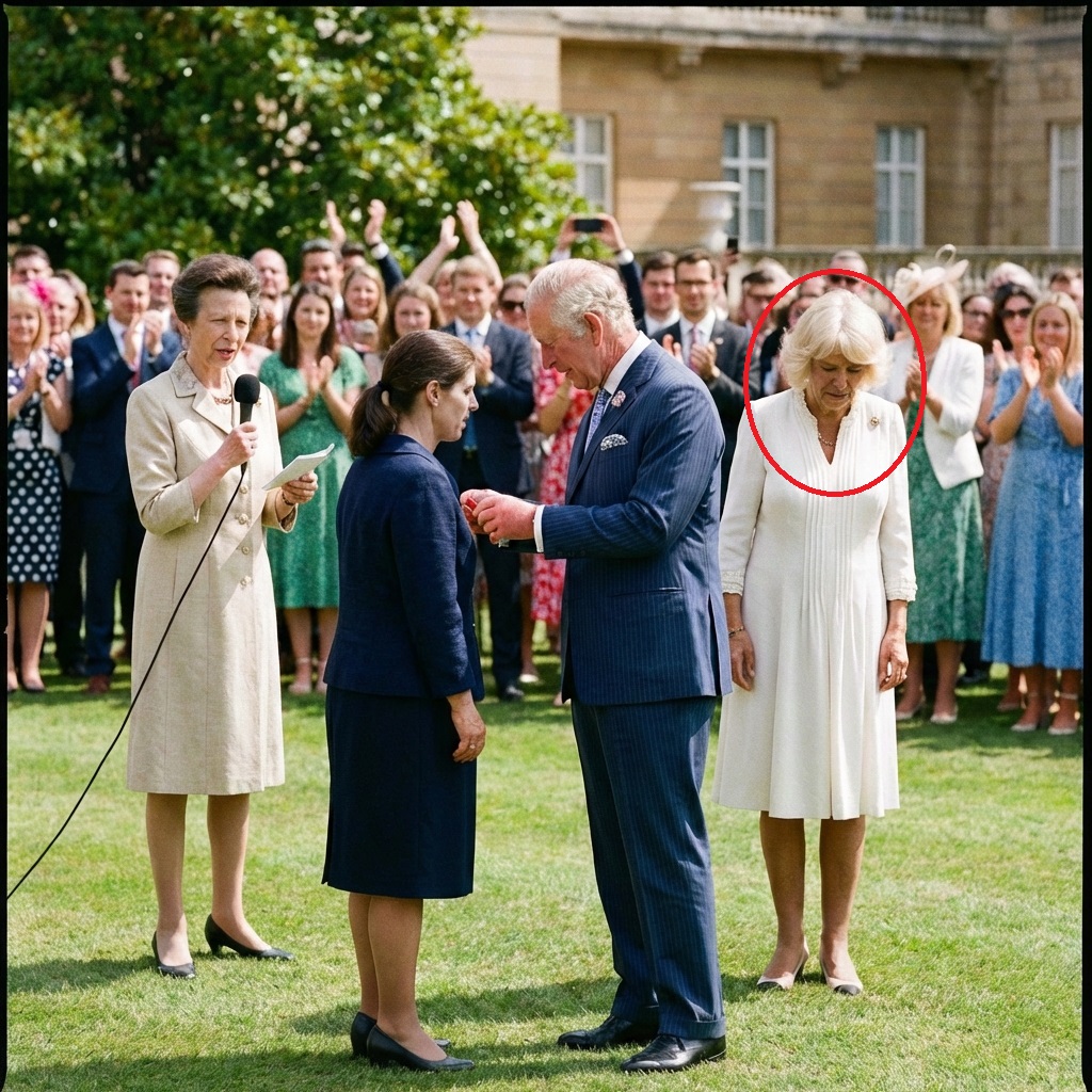 At the precise moment the King announced the honour during a private ceremony, Queen Camilla suddenly rose from her seat, walked briskly to the window, and stared intently at the gardens below for several long seconds before returning with an unreadable expression.