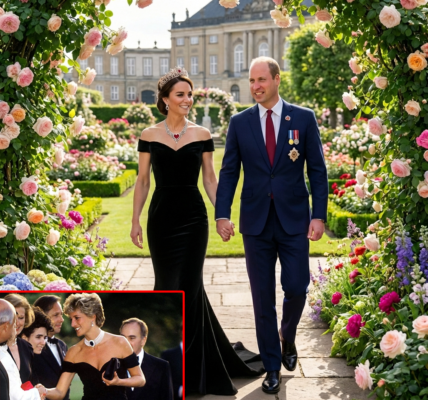 KATE’S MOST MYSTERIOUS LOOK YET! 🖤 –