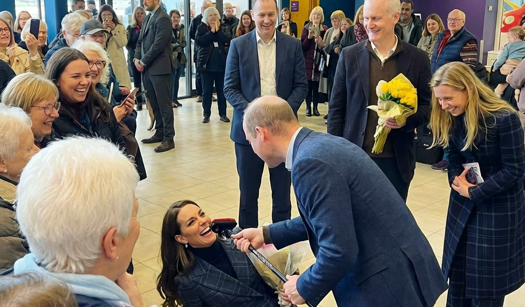 A playful moment from Prince William and Princess Catherine during their busy day in Stirling leaves locals speechless – A playful moment from Prince William and Princess Catherine during their busy day in Stirling leaves locals speechless –