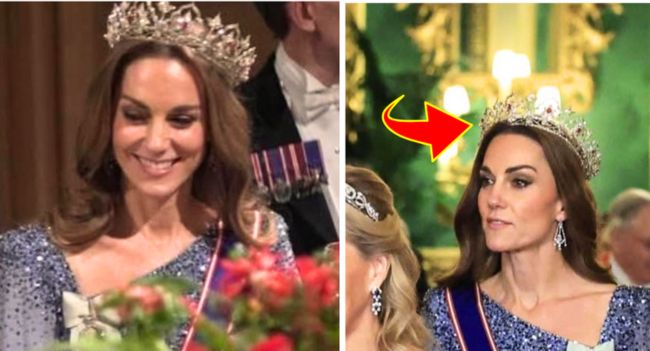 “HERE, THE REAL QUEEN IS.” 👑✨ Kate Middleton stepped into Windsor Castle wearing a tiara unseen for 20 years — Queen Victoria’s Oriental Circlet, dripping in 2,600 diamonds and historic symbolism. Worth an estimated £6.5 million, the headpiece wasn’t just jewellery… it was a message. Chosen for a German state banquet, its past links to Germany, royal superstition, and succession quietly spoke volumes. After years of careful restraint, this was Kate’s boldest royal signal yet — elegant, deliberate, and impossible to ignore. So was this just fashion… or a moment that redefined her place in the monarchy?