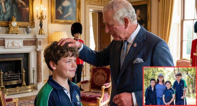 A HERO HONOURED: KING CHARLES PRAISES 13-YEAR-OLD AUSTIN APPELBEE From battling ferocious waves to saving his entire family, 13-year-old Austin Appelbee’s courage has now been recognised at the highest level. After swimming nearly 4km through rough seas to raise the alarm and help rescue his mother and siblings, Austin has been officially honoured by King Charles, who praised the teenager’s extraordinary bravery and selflessness. Austin later recounted the full ordeal himself — revealing eerie, unexpected details that left many people stunned.