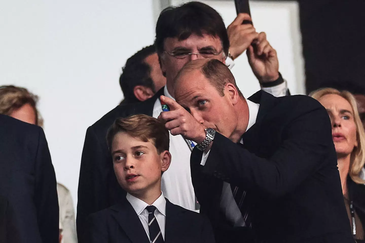 Royal fans were left sad after seeing what Prince George wore to football match