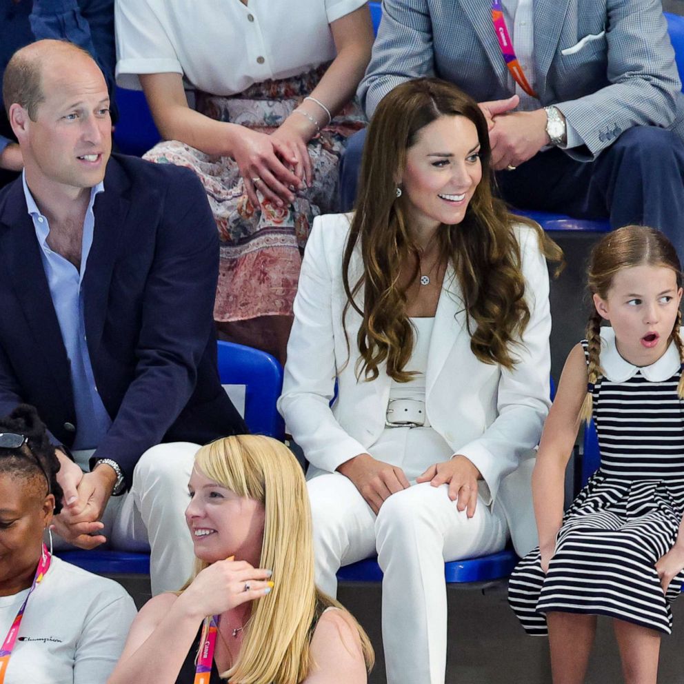 Princess Charlotte joins Prince William, Kate at 2022 Commonwealth Games - Good Morning America