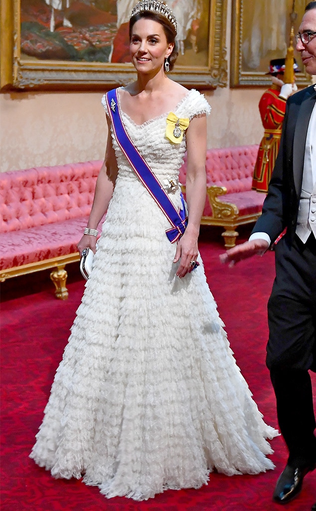 Kate Middleton, State Banquet at Buckingham Palace