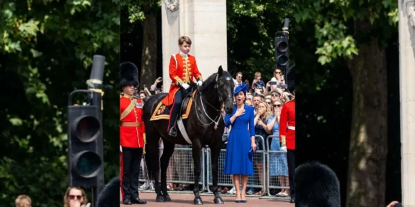 Prince George’s Horse Riding Antics at Buckingham Palace