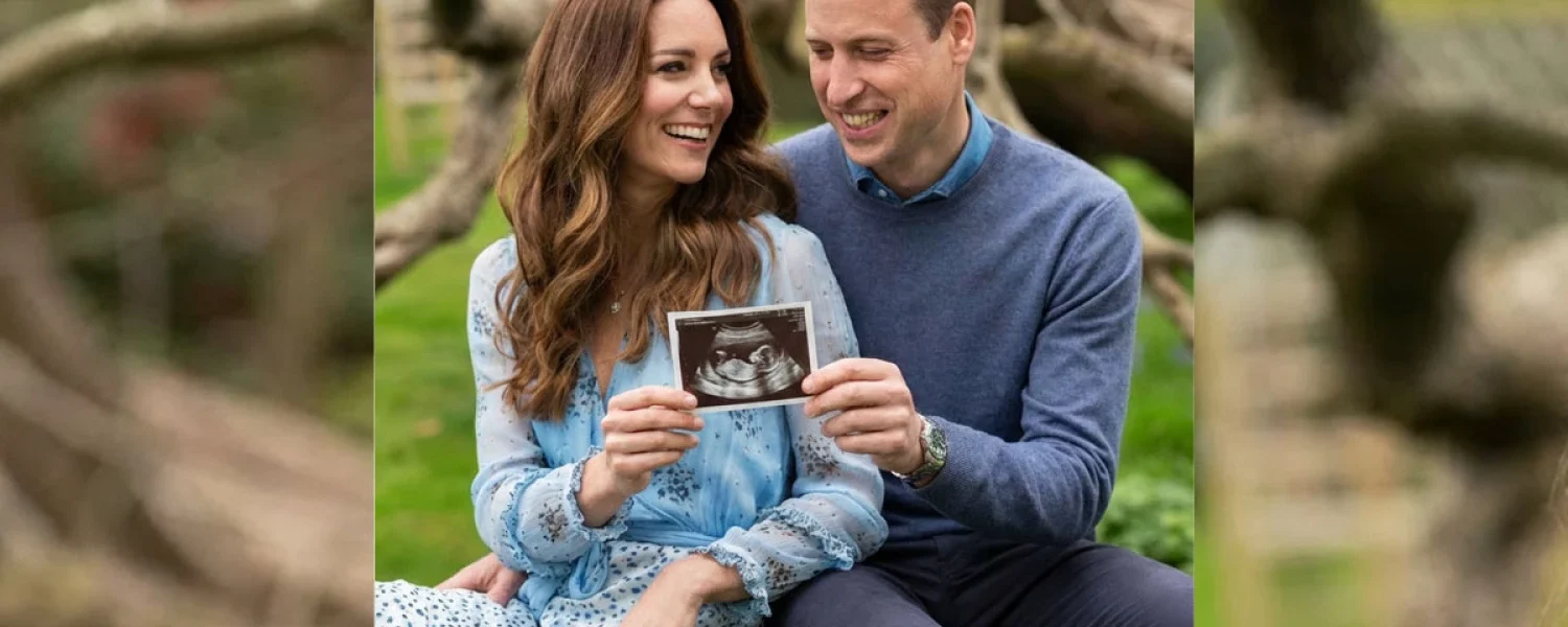 The photo that shocked the world. William and Catherine finally revealed the first ultrasound image of their fourth child.