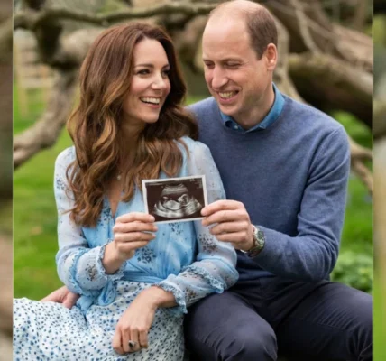 The photo that shocked the world. William and Catherine finally revealed the first ultrasound image of their fourth child.