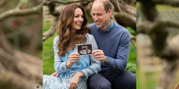 The photo that shocked the world. William and Catherine finally revealed the first ultrasound image of their fourth child.