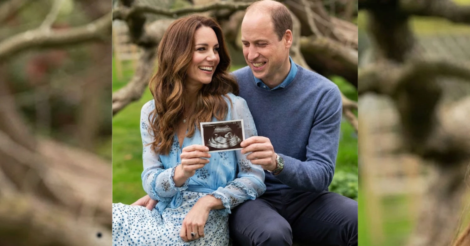 The photo that shocked the world. William and Catherine finally revealed the first ultrasound image of their fourth child.
