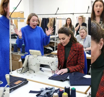 The princess knows how to sew and recently showcased her amazing skills in Wales.