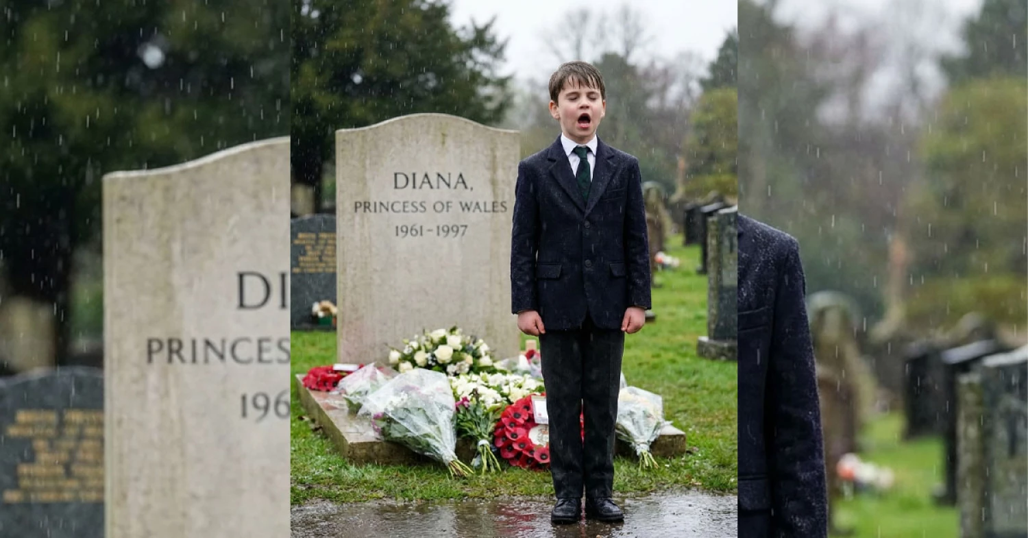 “I’ve never met her… but I know she’s listening to me sing” – Prince Louis’ words of gratitude brought tears to the eyes of the entire Royal Family.