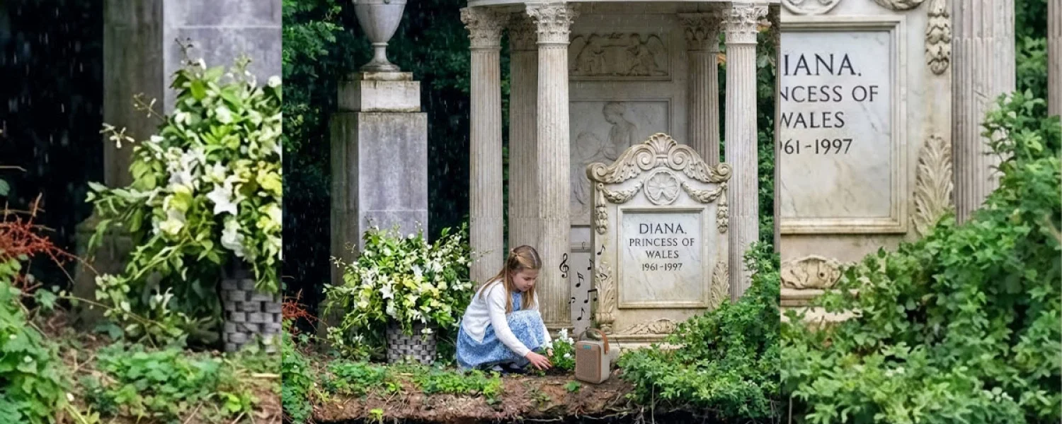 “Diana, I know you’re watching…” Charlotte Plants Flowers, Plays “Shape of You,” Making William Cry Uncontrollably