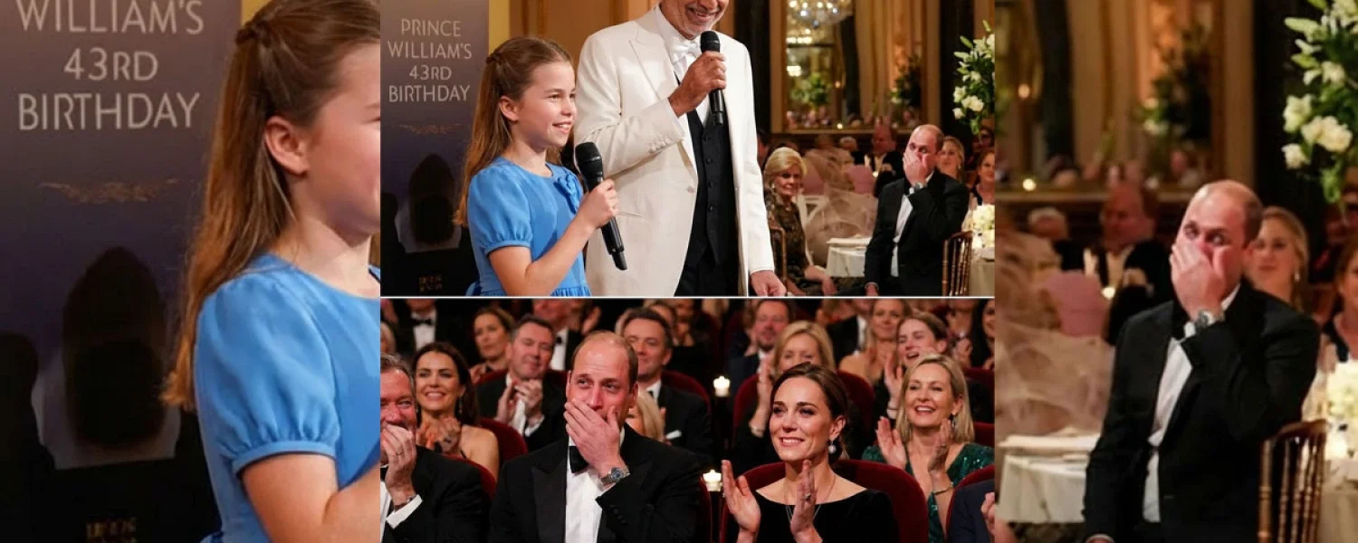 Princess Charlotte Shines with Andrea Bocelli