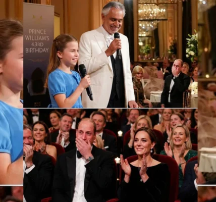 Princess Charlotte Shines with Andrea Bocelli
