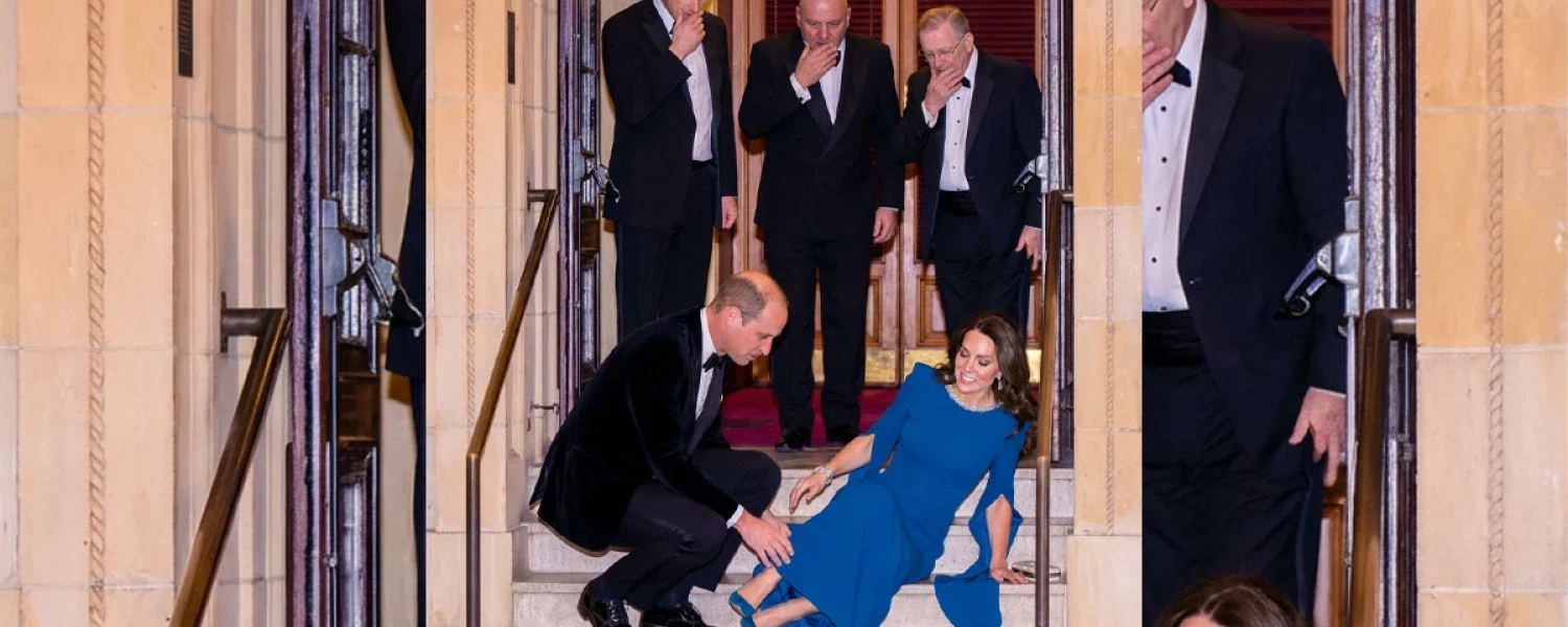 Princess Catherine’s Unexpected Slip and William’s Swift Response