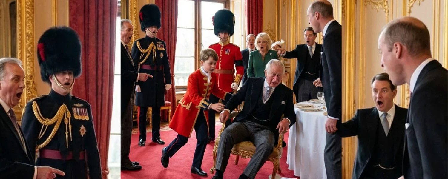 Prince George to the Rescue at Windsor Castle