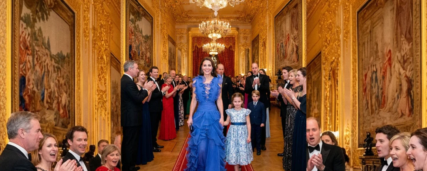Princess Catherine Dazzles at Windsor Castle: A Night to Remember