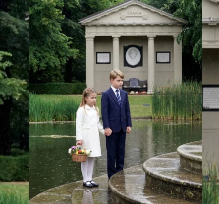 A Touching Tribute from Princess Charlotte and Prince George