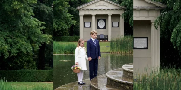 A Touching Tribute from Princess Charlotte and Prince George