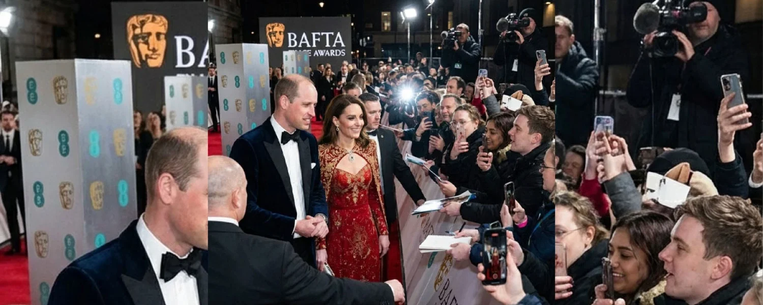Prince William and Princess Catherine’s Surprise Appearance at the BAFTAs