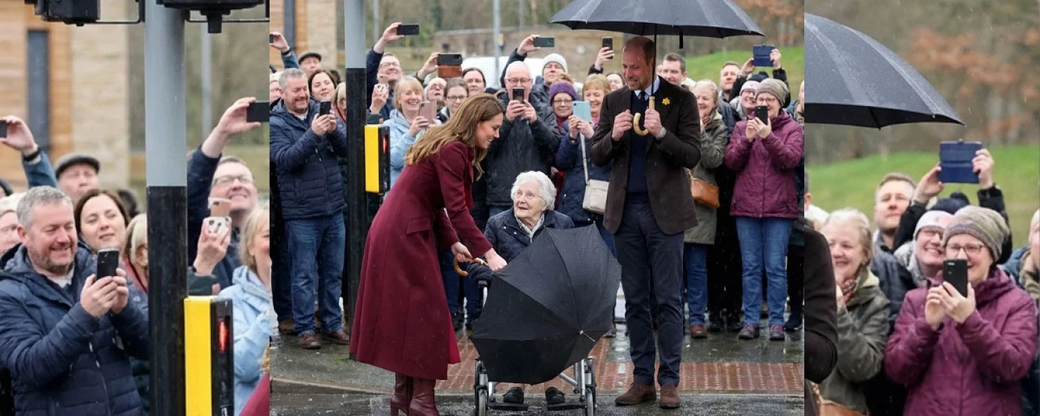 Princess Catherine’s Kindness in the Rain