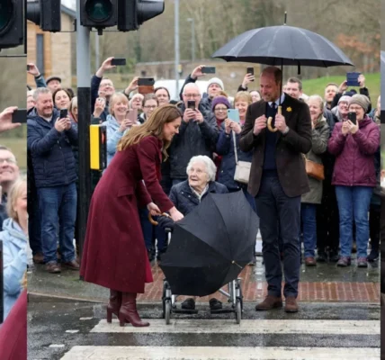 Princess Catherine’s Kindness in the Rain