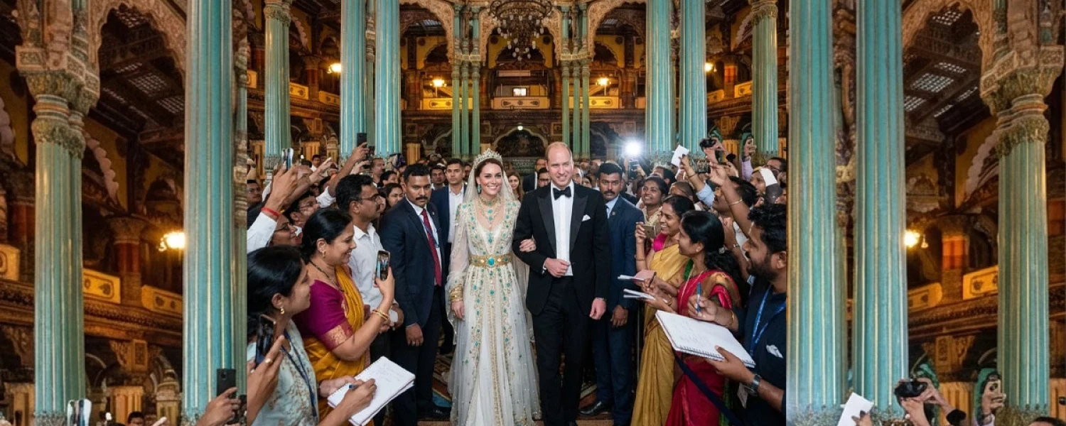 Princess Catherine Dazzles in Egyptian Palace