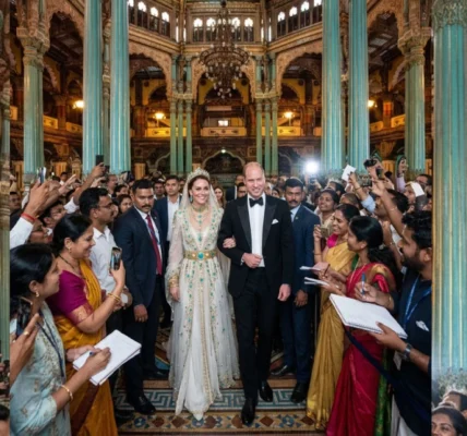 Princess Catherine Dazzles in Egyptian Palace