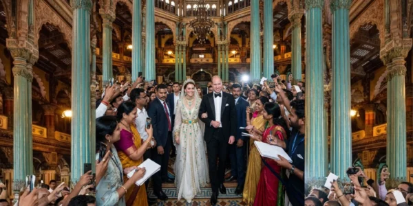 Princess Catherine Dazzles in Egyptian Palace Princess Catherine Dazzles in Egyptian Palace