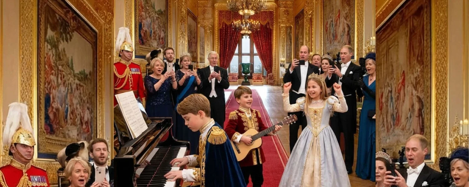 The musical talents of Prince George, Princess Charlotte, and Prince Louis.