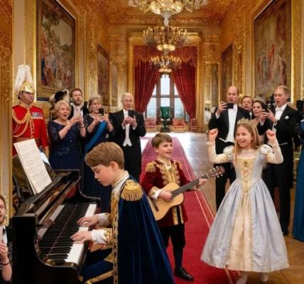 The musical talents of Prince George, Princess Charlotte, and Prince Louis.