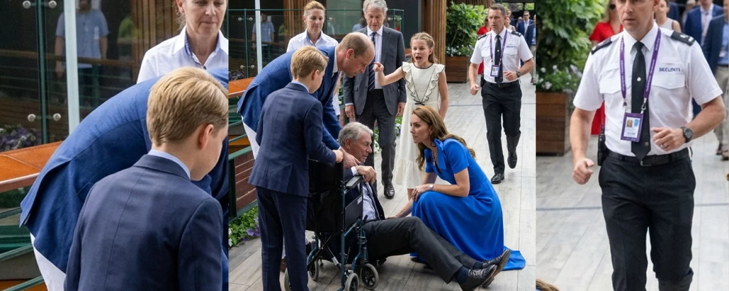 The William family helped someone who had stumbled.