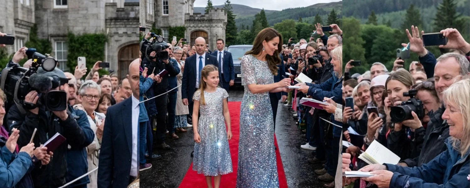 Catherine and Charlotte Dazzle at Balmoral Castle