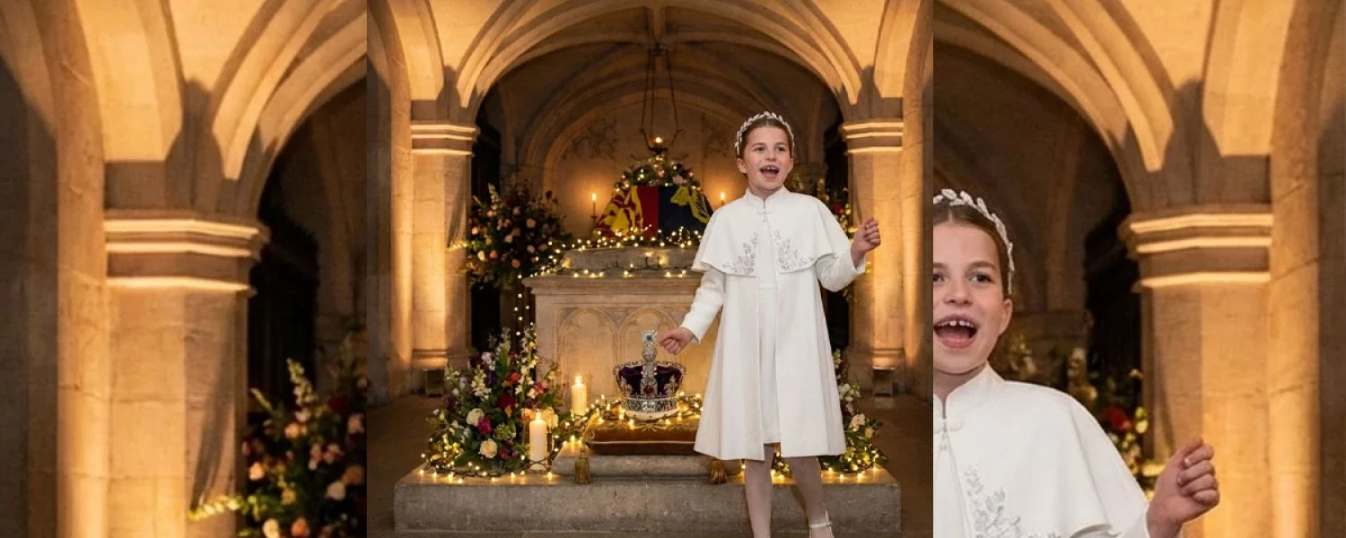 Princess Charlotte’s secret visit to Queen Elizabeth’s Tomb.