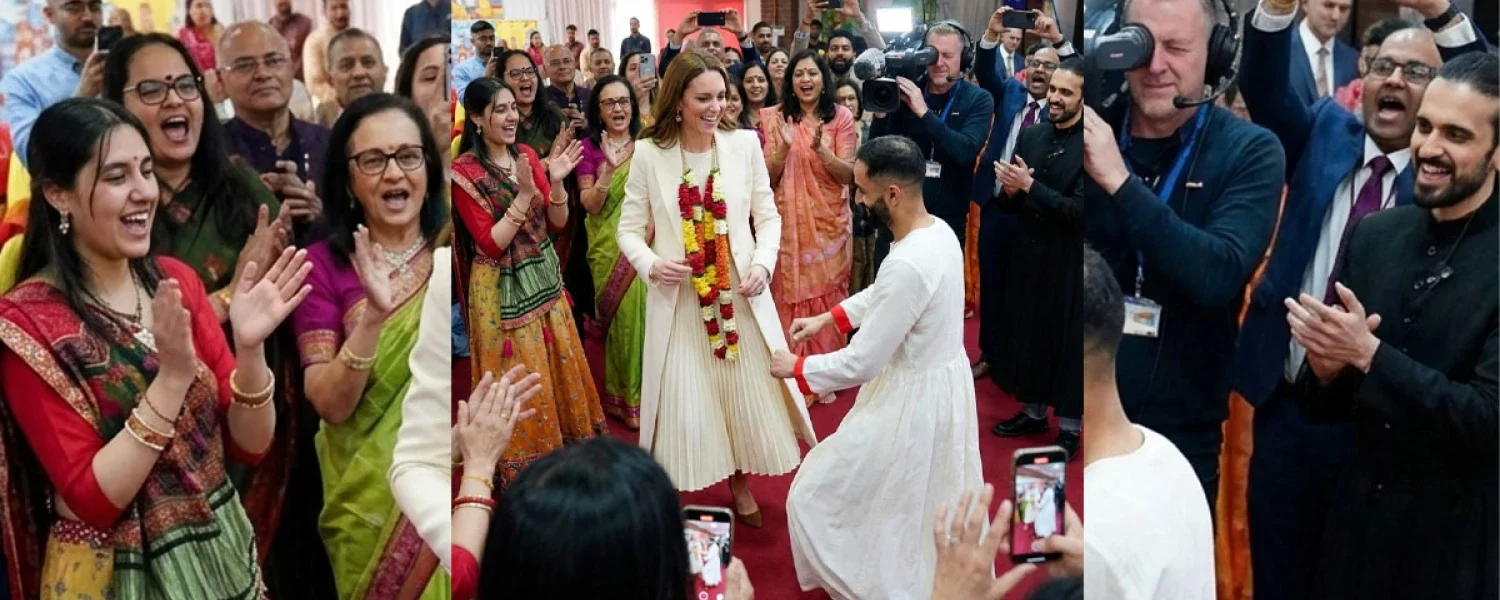 Dancing Kate! The Princess of Wales Celebrates British Indian Culture