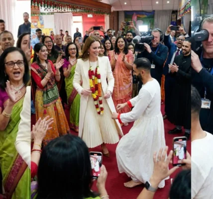 Dancing Kate! The Princess of Wales Celebrates British Indian Culture