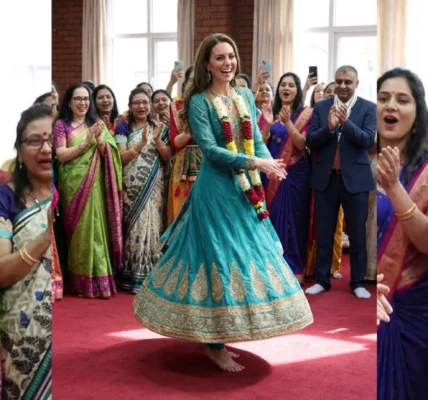 Catherine Goes Barefoot and Shows Off Joyful Bollywood Dance Wins Hearts in Leicester