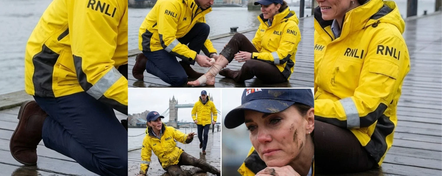 The Prince and Princess of Wales at the RNLI Tower
