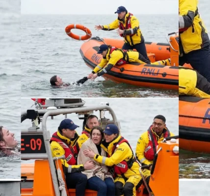 Catherine and William rescue people in distress.