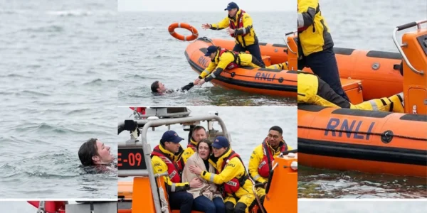 Catherine and William rescue people in distress.