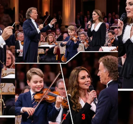 Princess Kate, André Rieu, and Prince George shone on stage for a wonderful moment!