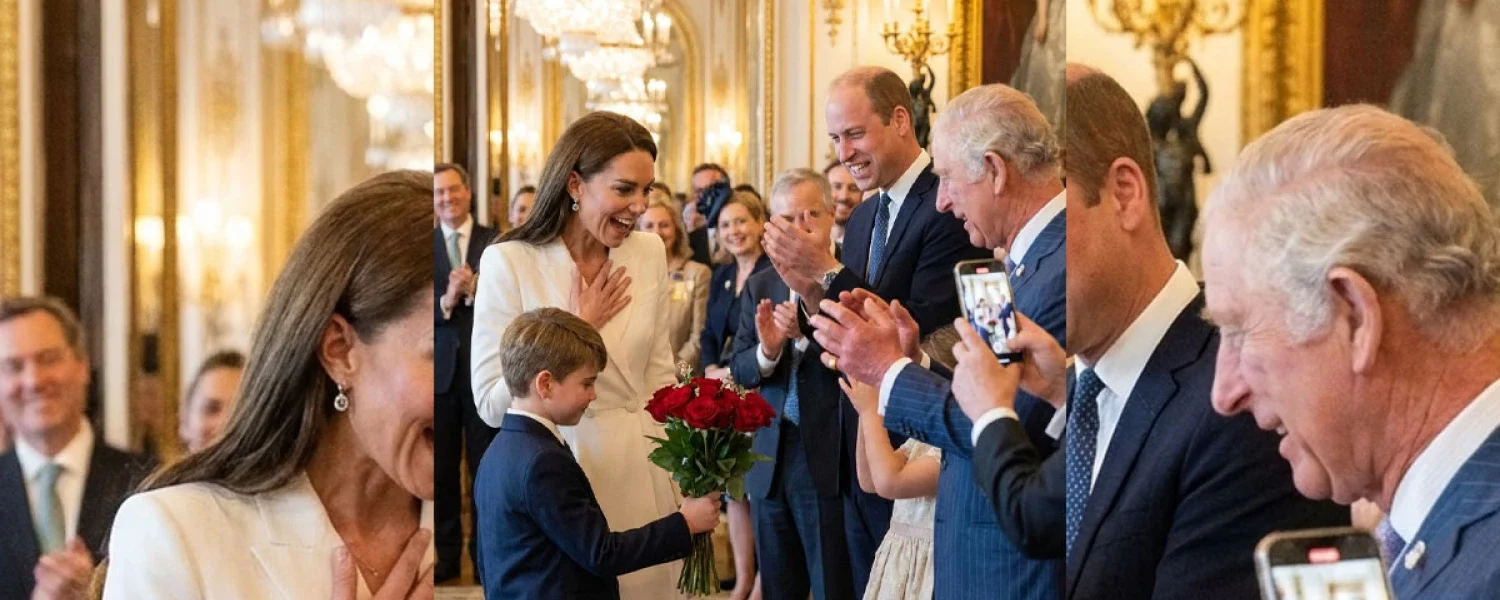 The Heartwarming Gesture of Prince Louis: A Bouquet for Mother