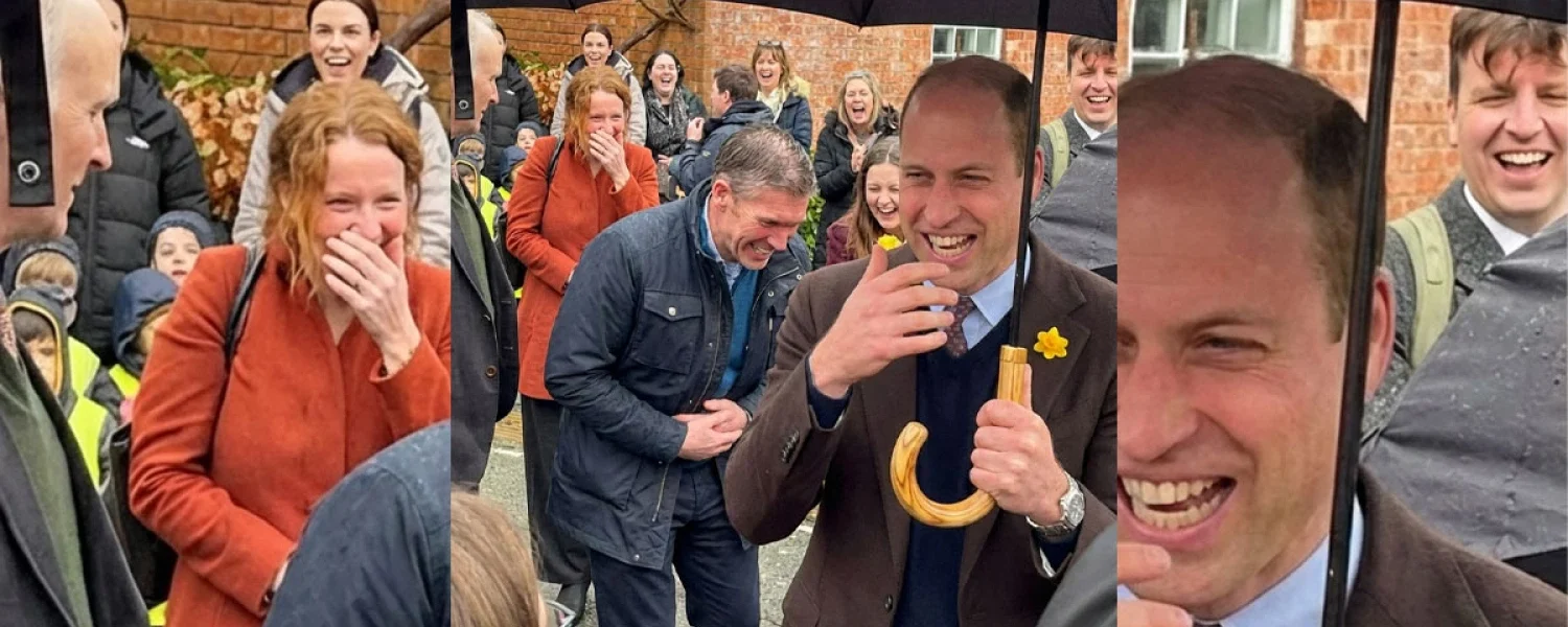 Prince William made everyone laugh out loud